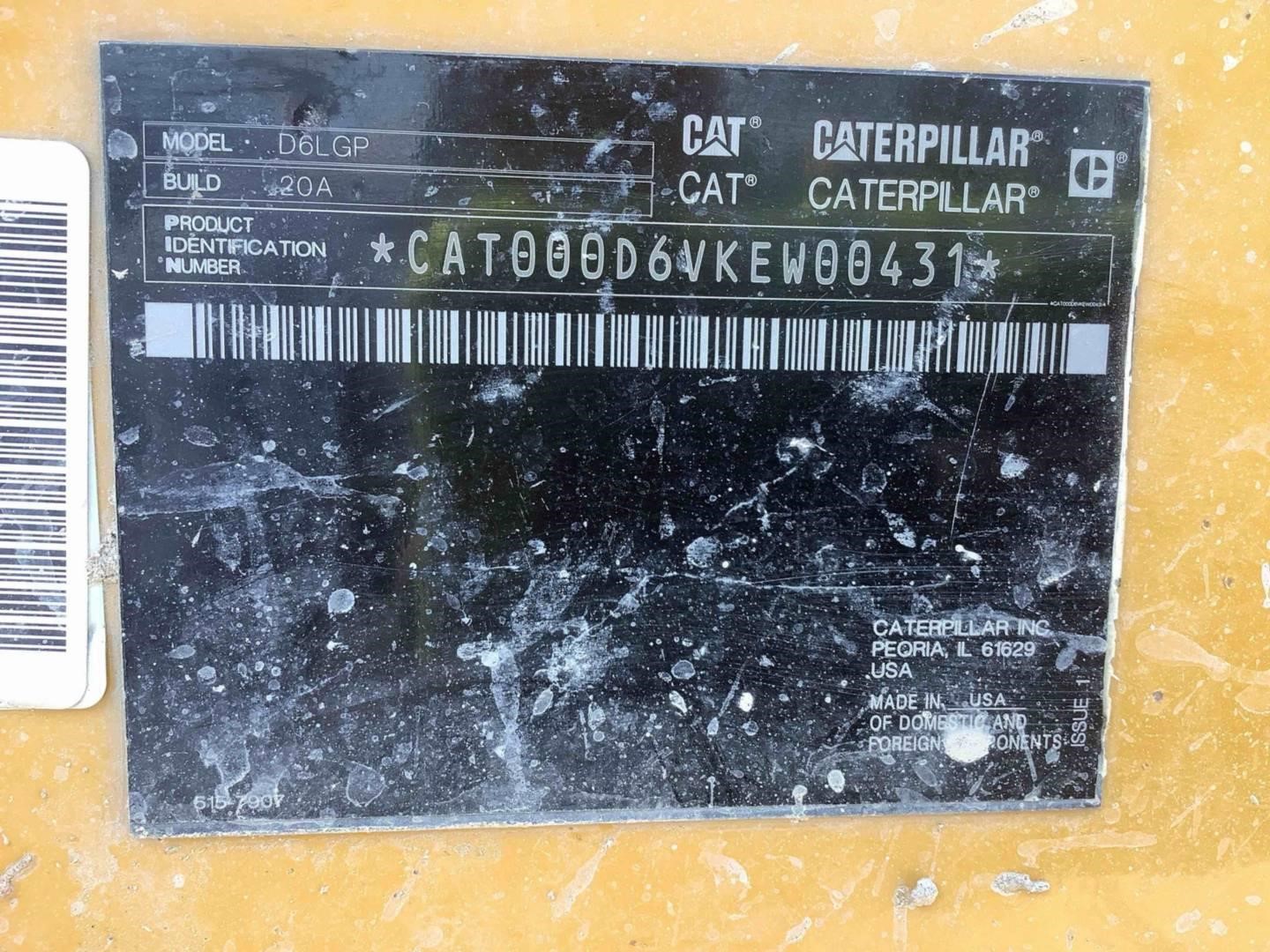 2020 Caterpillar D6 LGP
