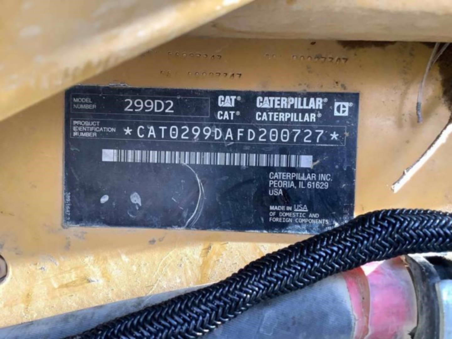 2016 Caterpillar 299D2