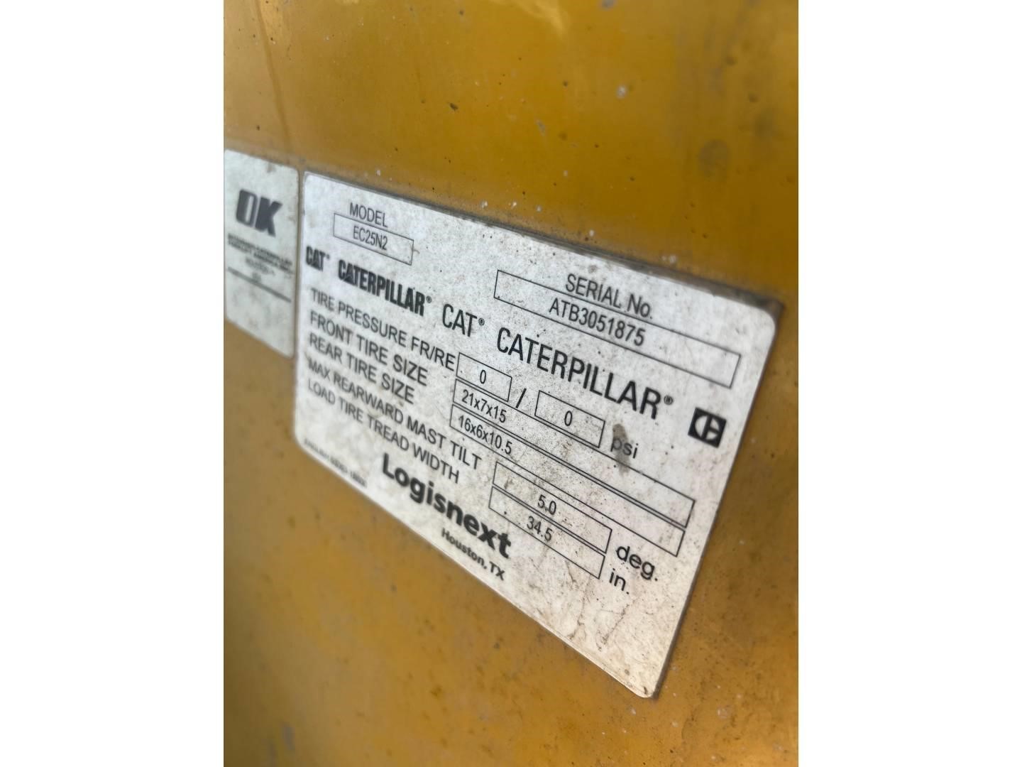 2018 Caterpillar EC25N2