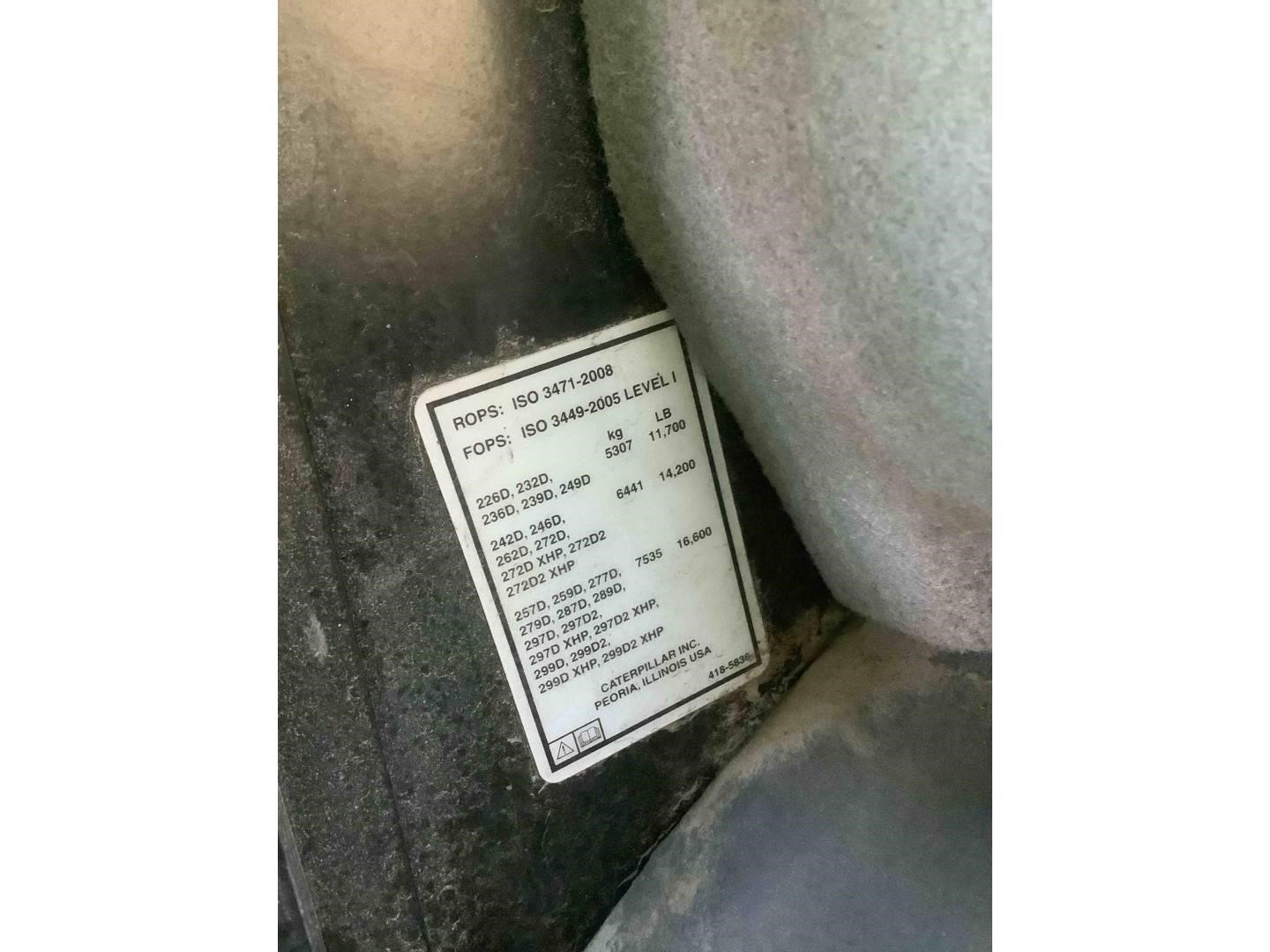 2017 Caterpillar 272D XHP
