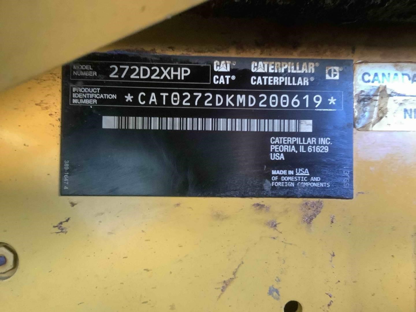 2017 Caterpillar 272D XHP
