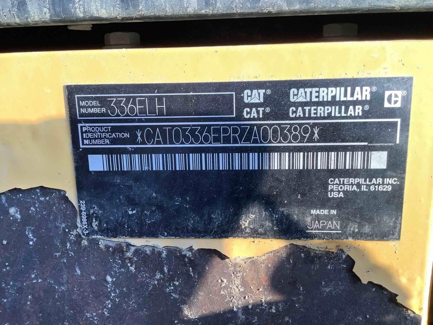 2015 Caterpillar 336EL H