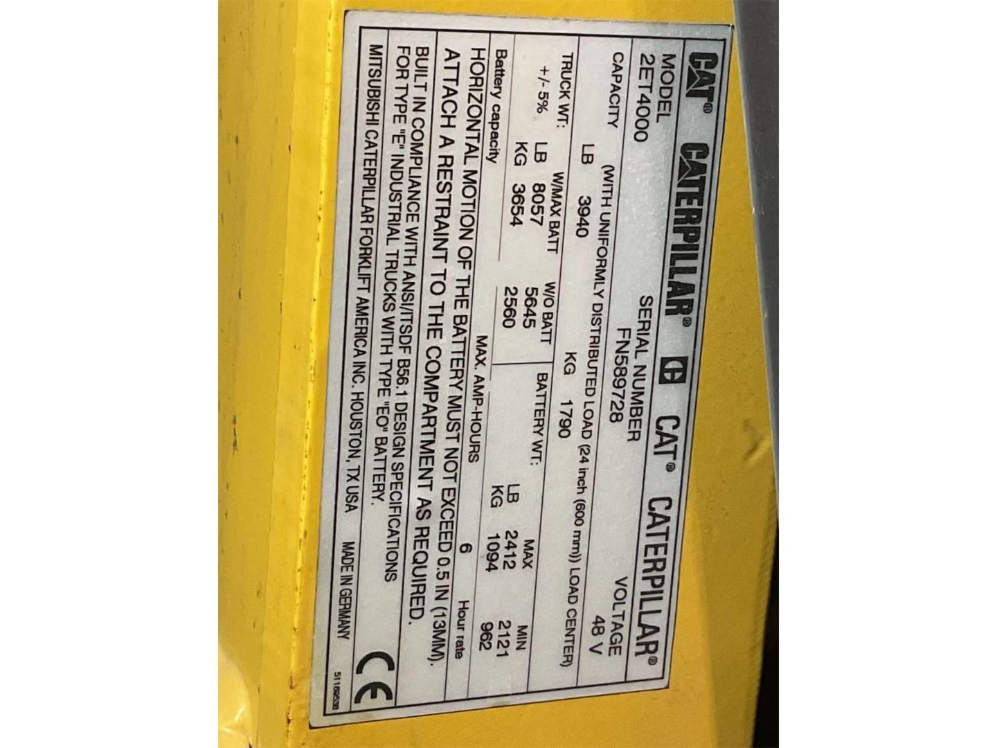 2019 Caterpillar 2ET4000
