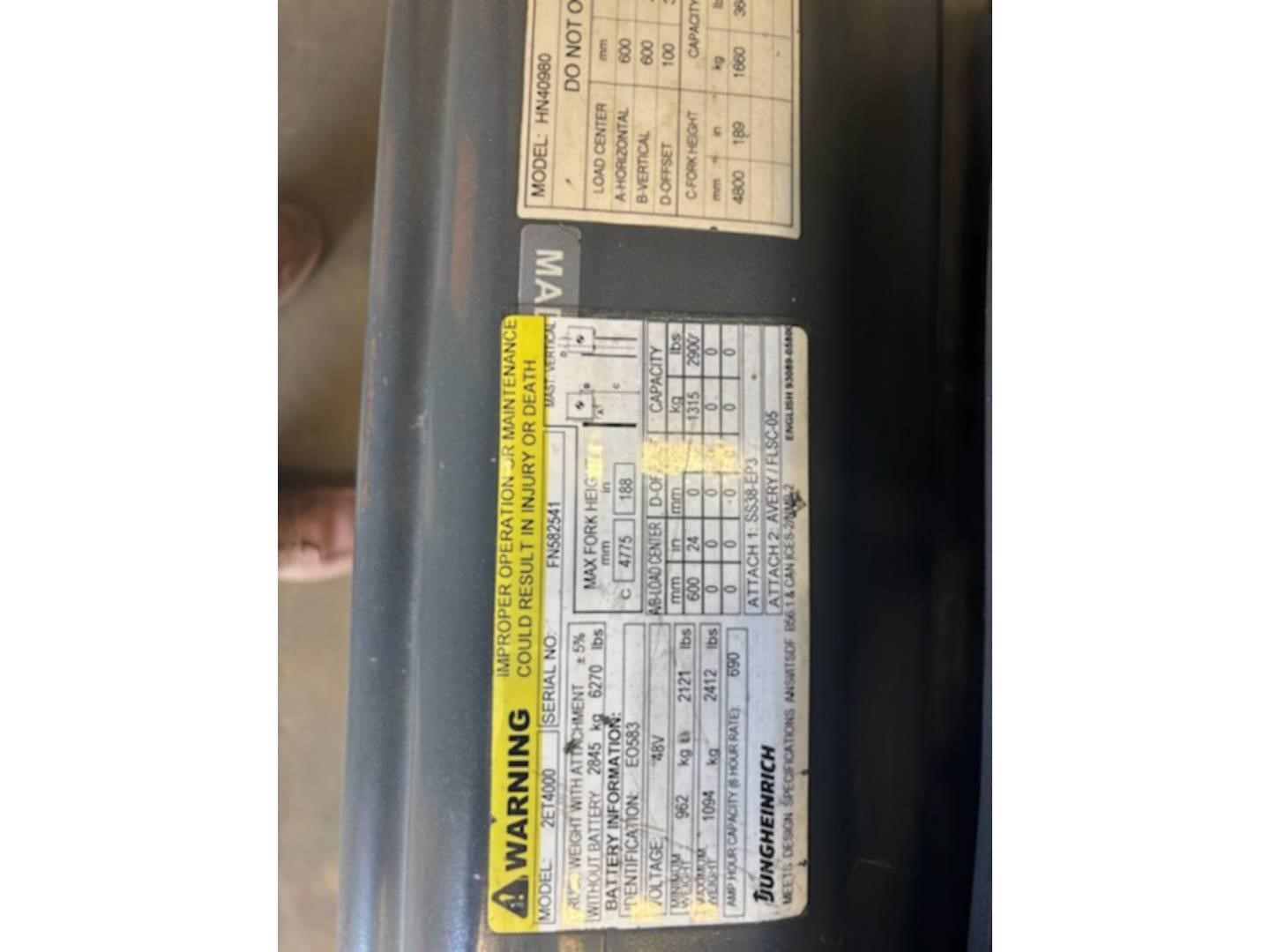 2018 Caterpillar 2ET4000