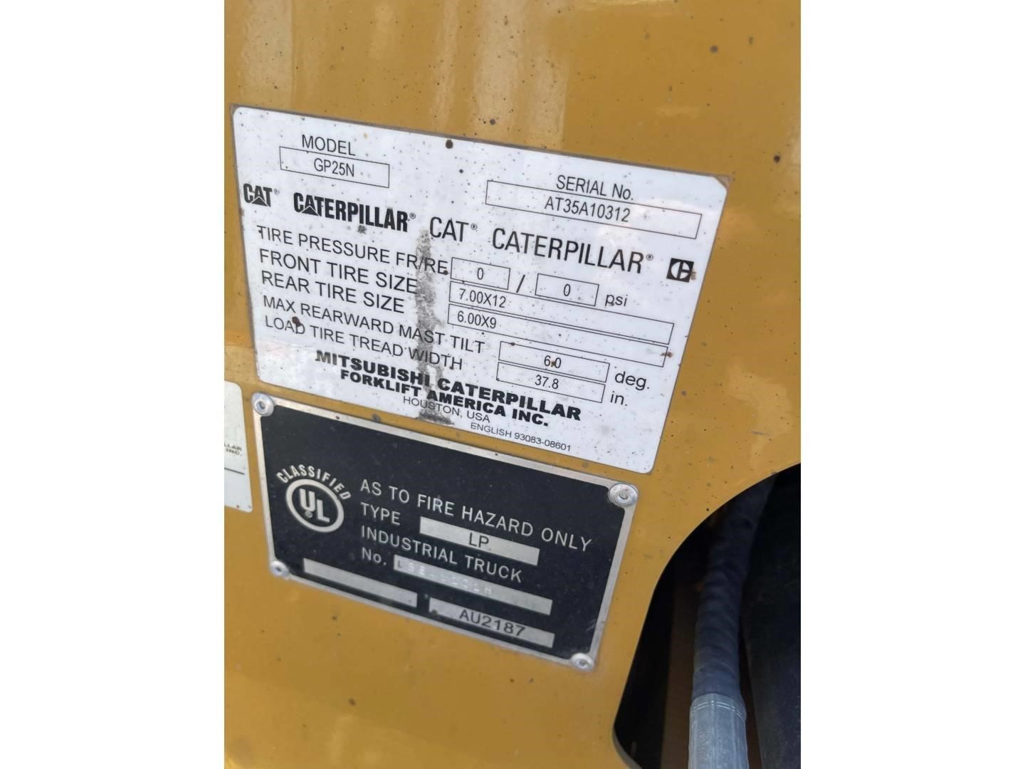 2021 Caterpillar GP25N
