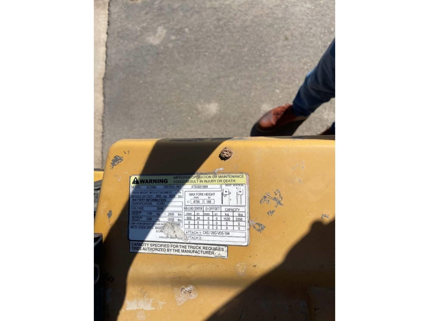 2018 Caterpillar EC25N2