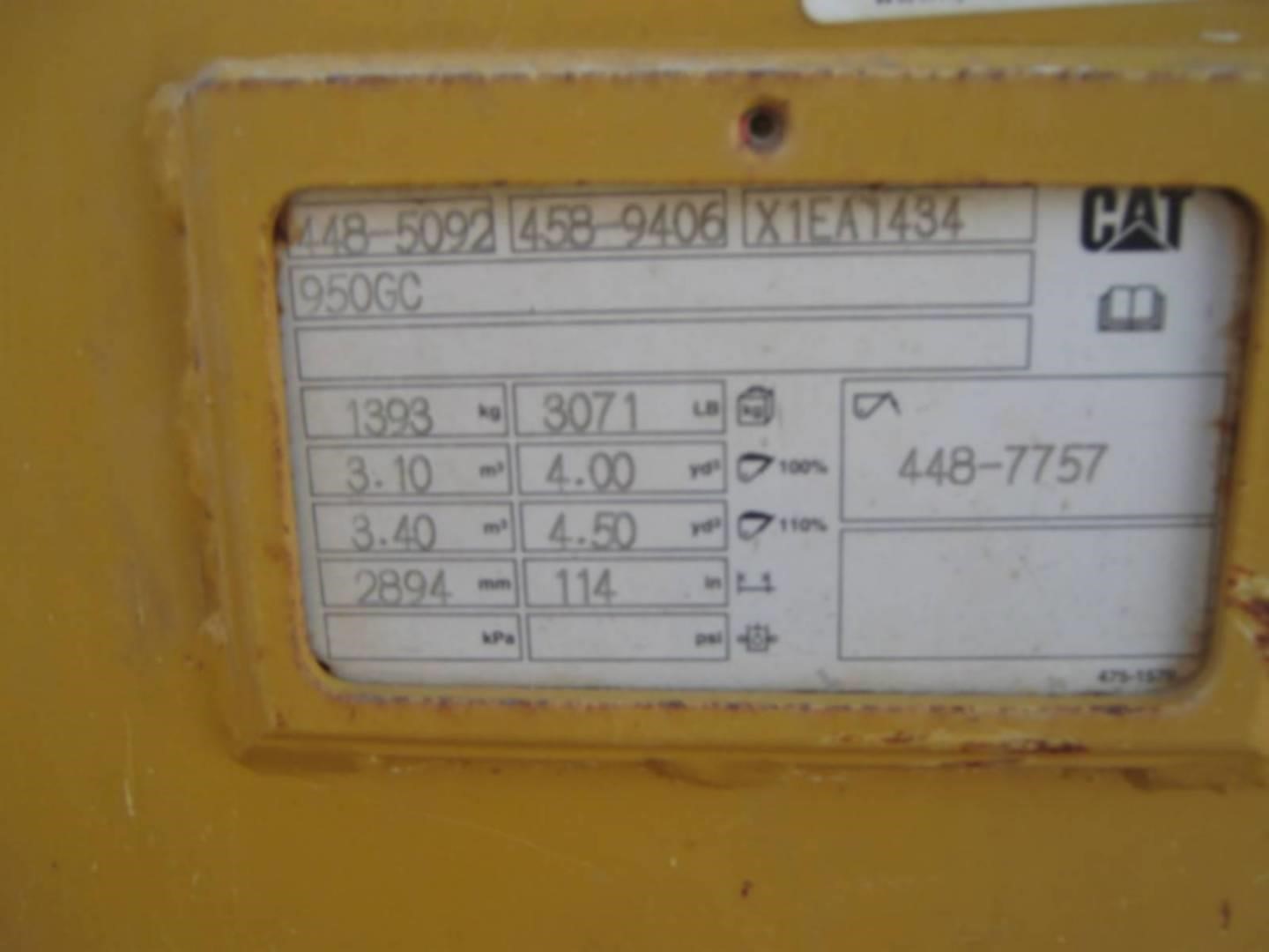 2018 Caterpillar 950GC