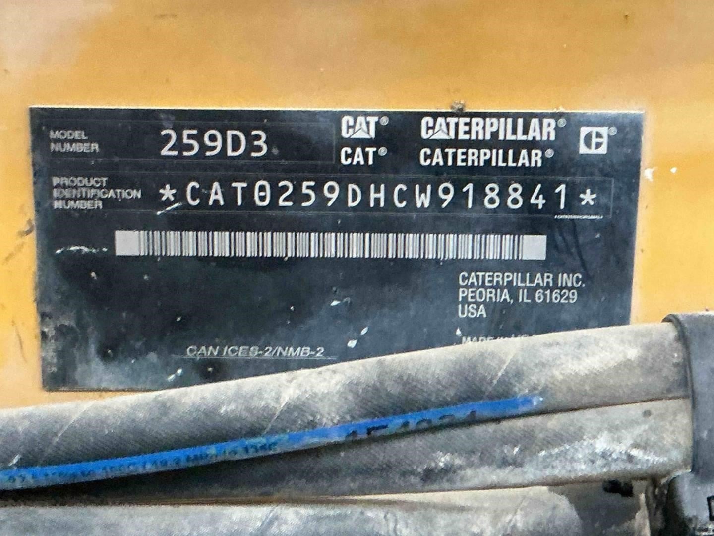 2022 Caterpillar 259D3