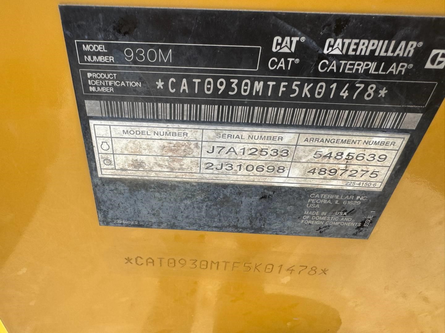 2021 Caterpillar 930M