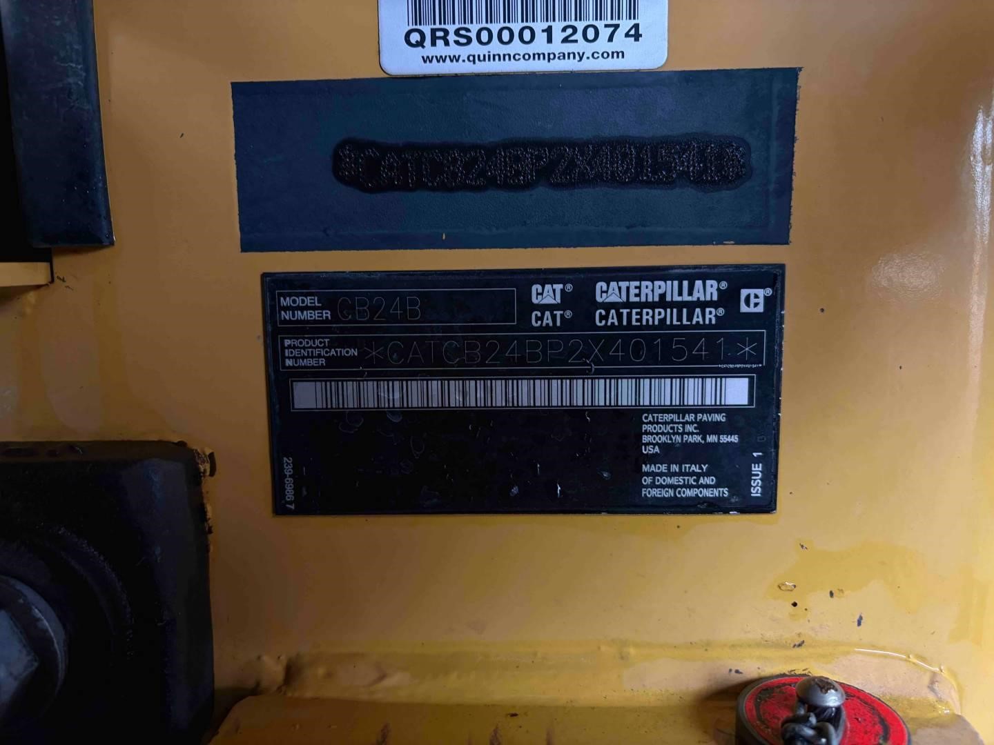 2018 Caterpillar CB24B