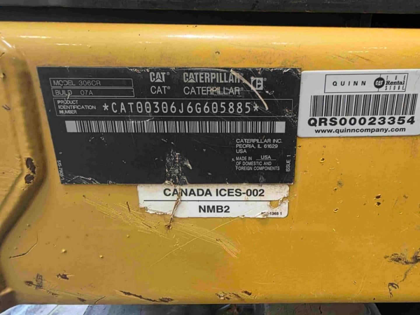 2022 Caterpillar 306CR