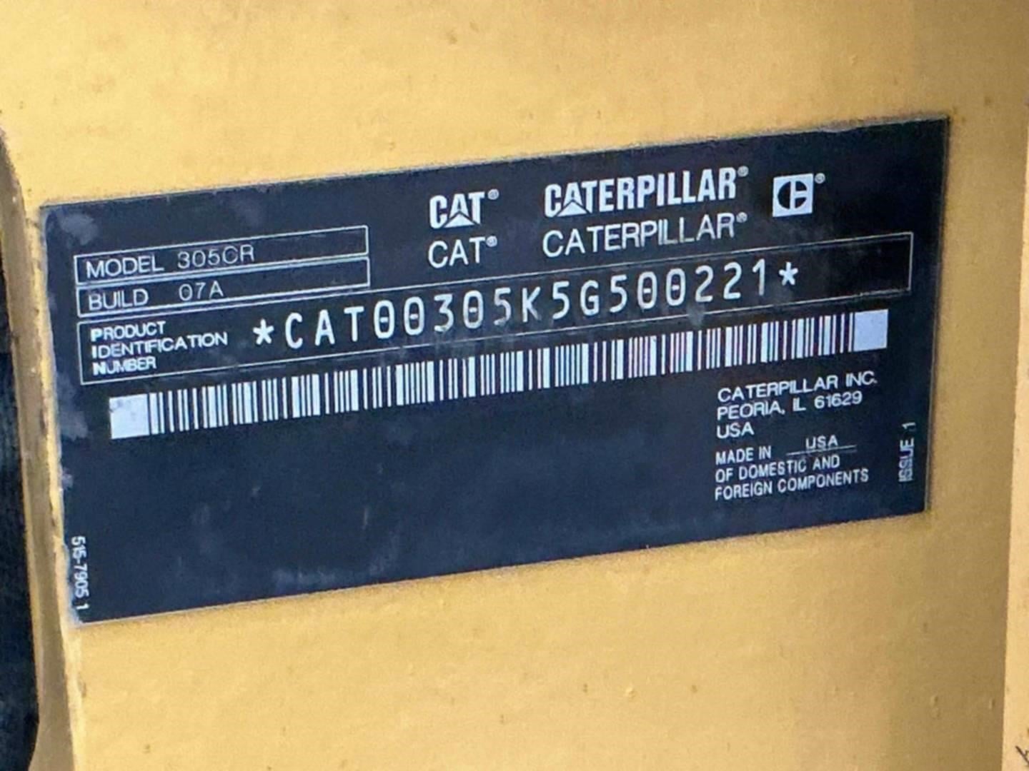 2022 Caterpillar 305