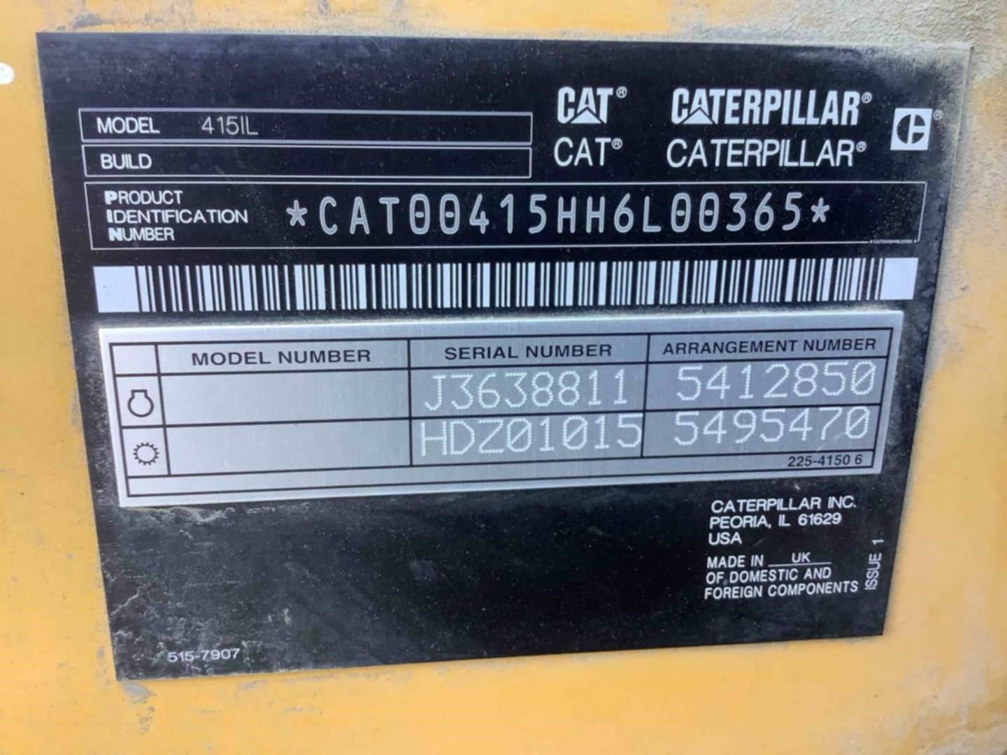 2021 Caterpillar 415 IL
