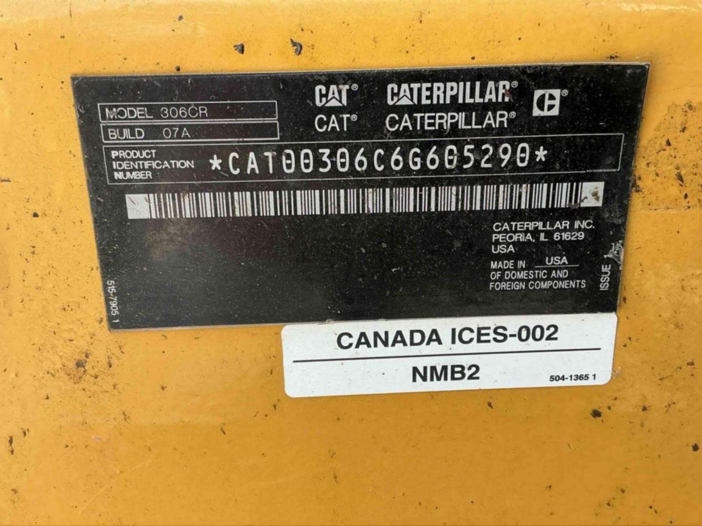2022 Caterpillar 306CR