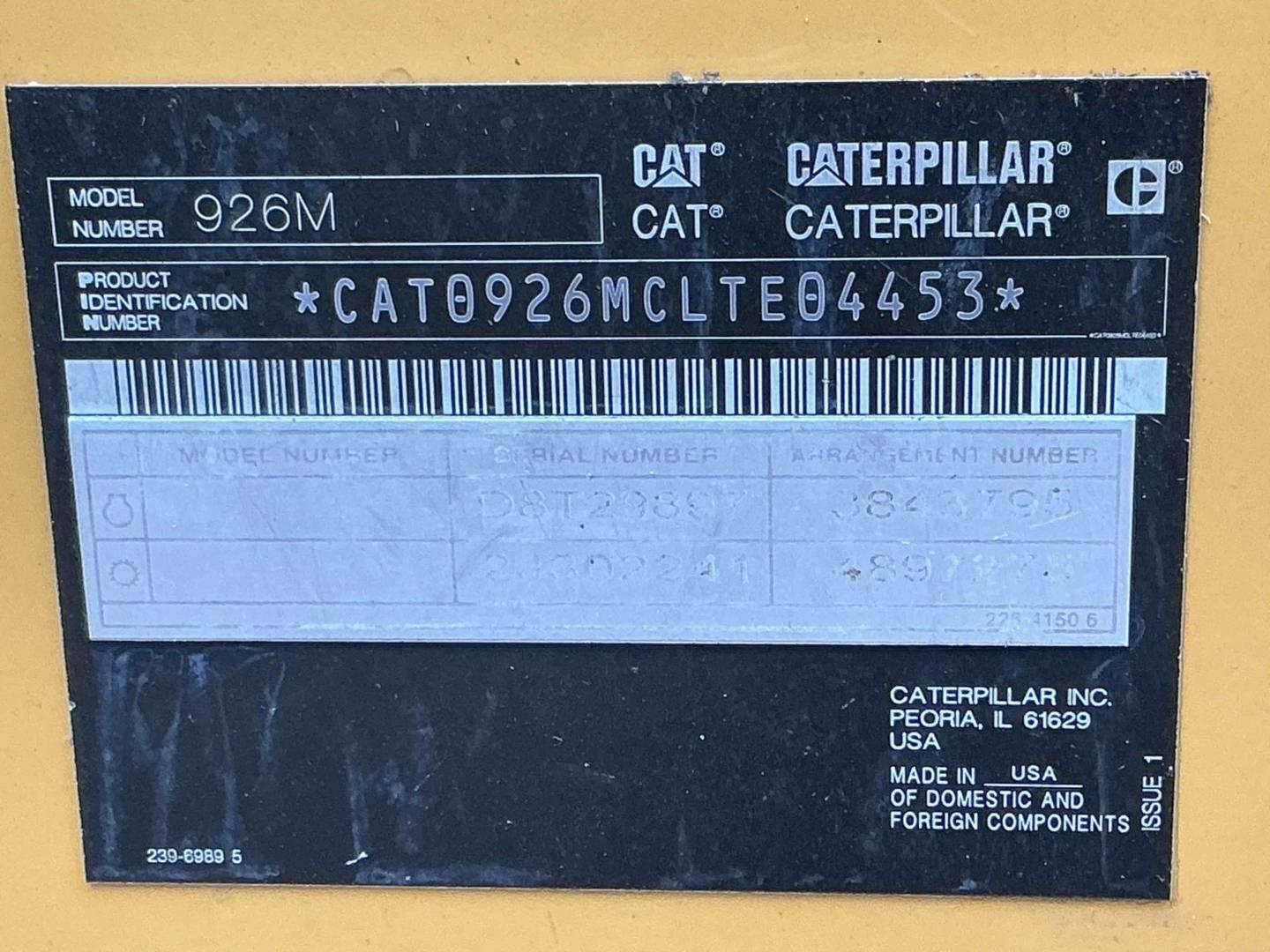 2017 Caterpillar 926M