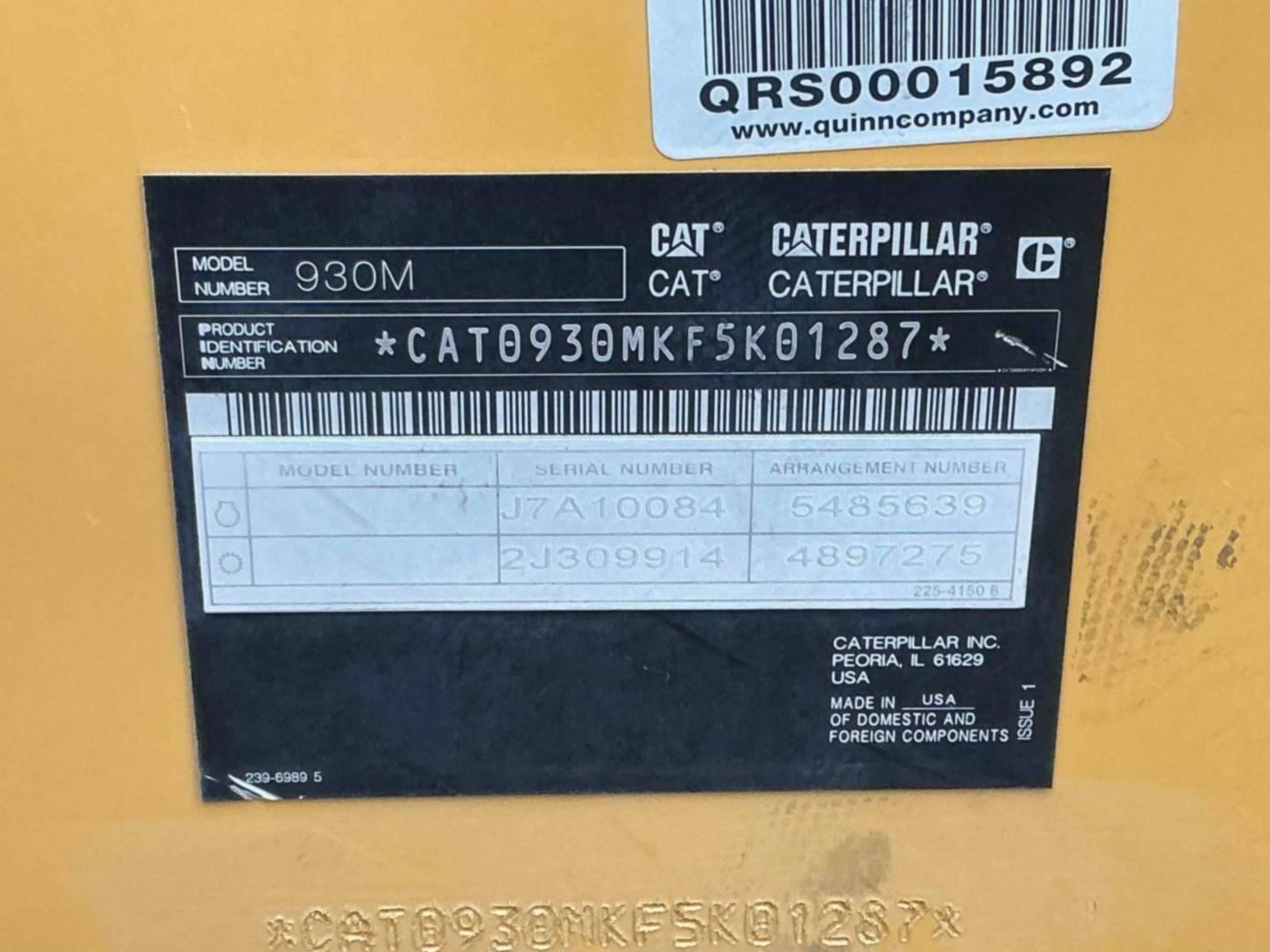 2021 Caterpillar 930M