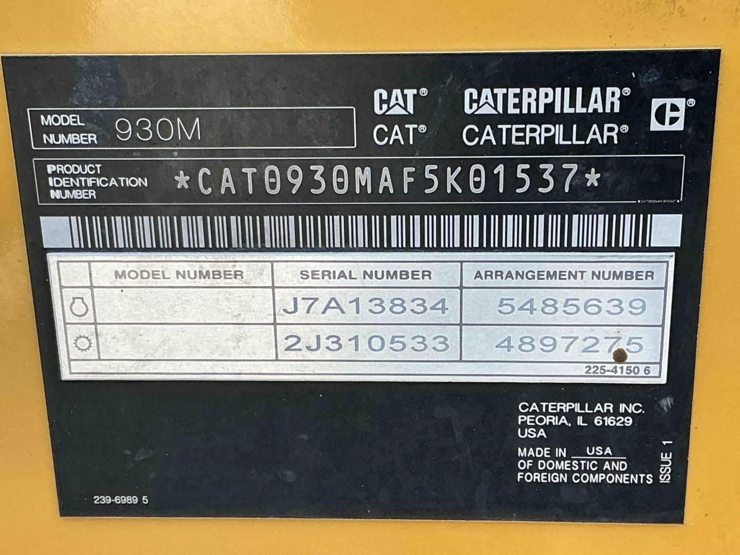 2021 Caterpillar 930M