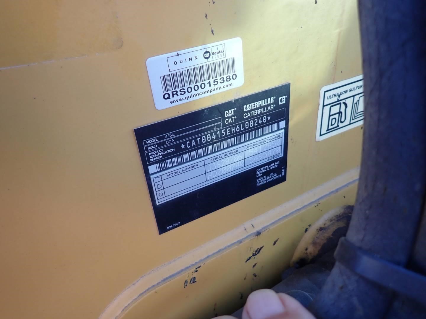 2021 Caterpillar 415