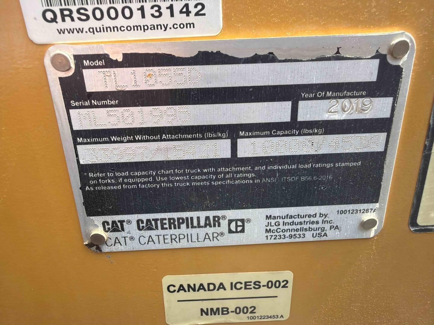 2019 Caterpillar TL1055D