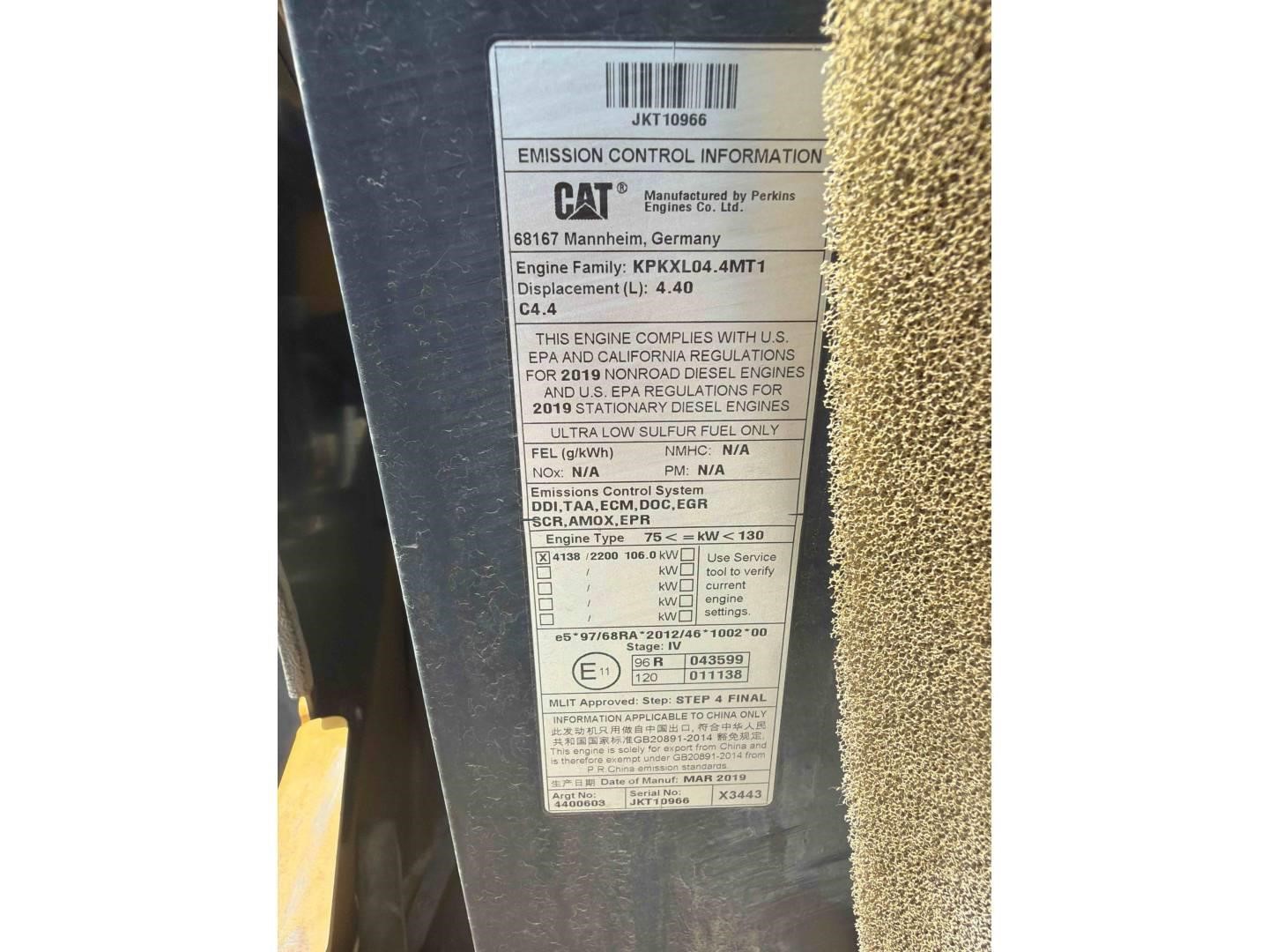 2019 Caterpillar TL1055D