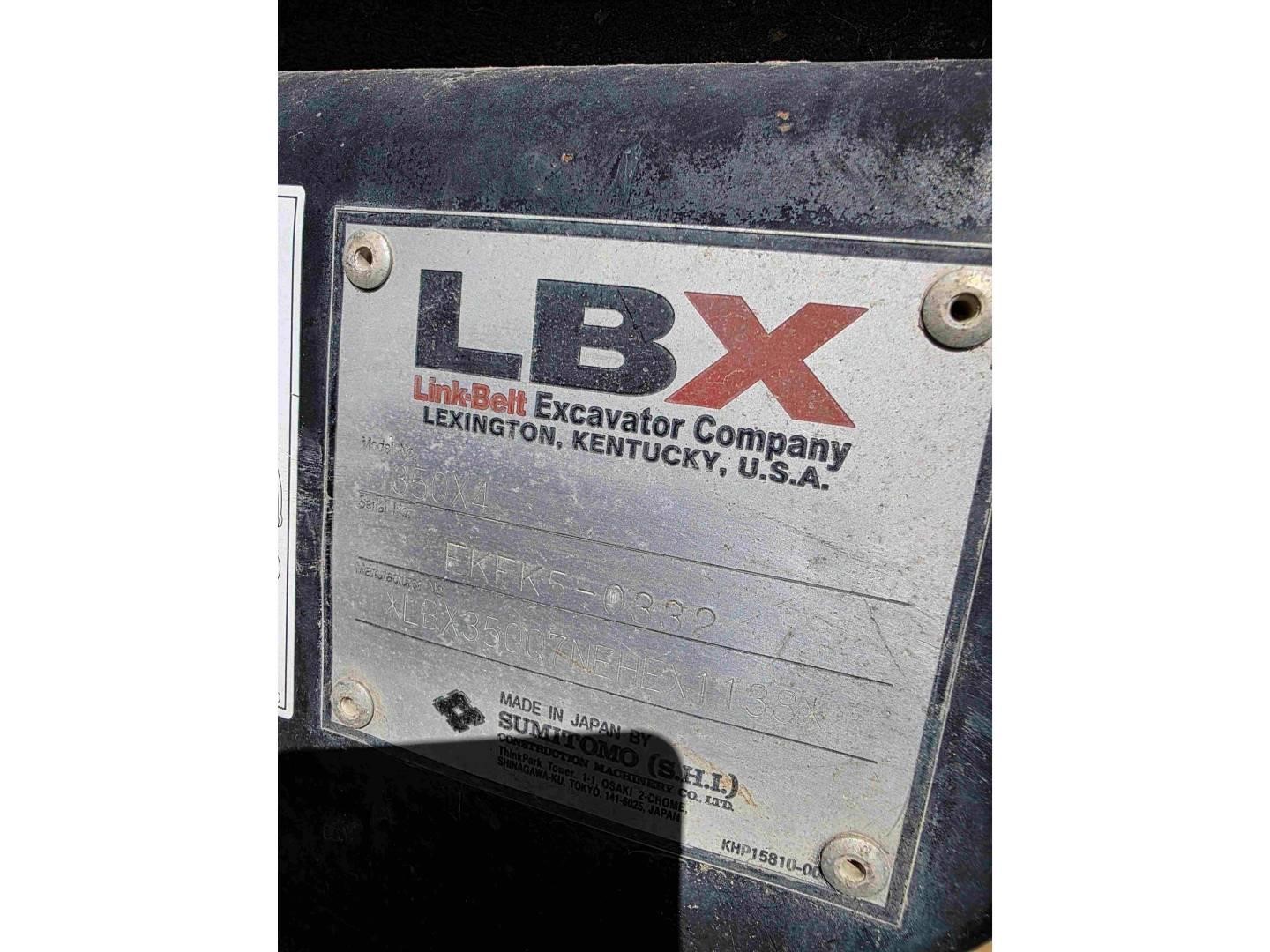 2015 Link-Belt 350 X4