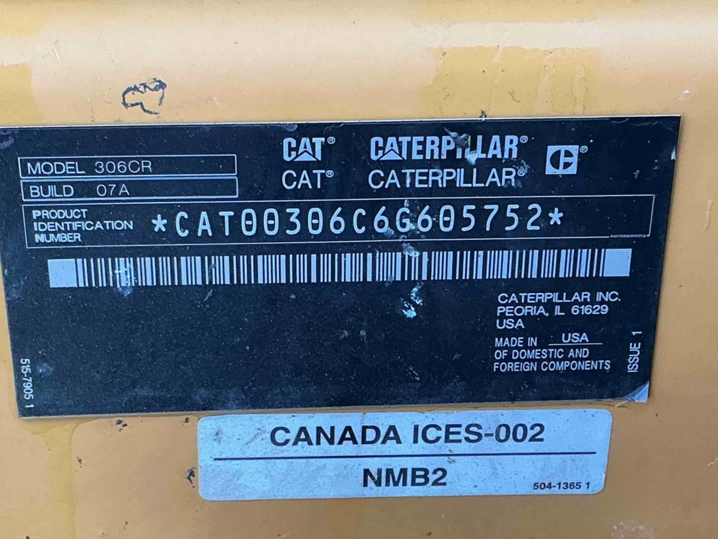 2022 Caterpillar 306CR