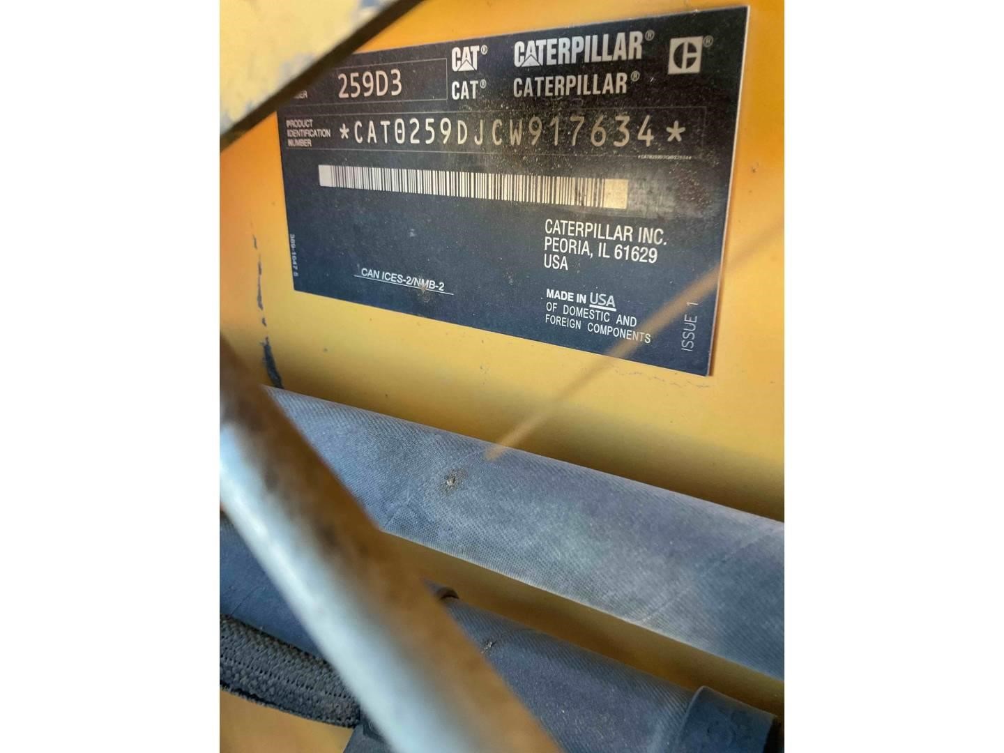 2022 Caterpillar 259D3