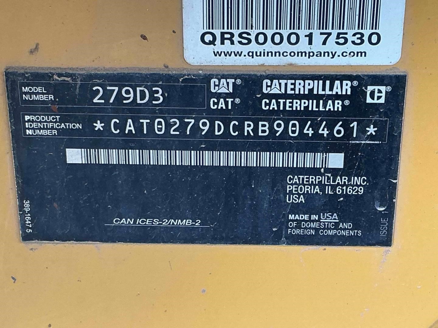 2022 Caterpillar 279D3