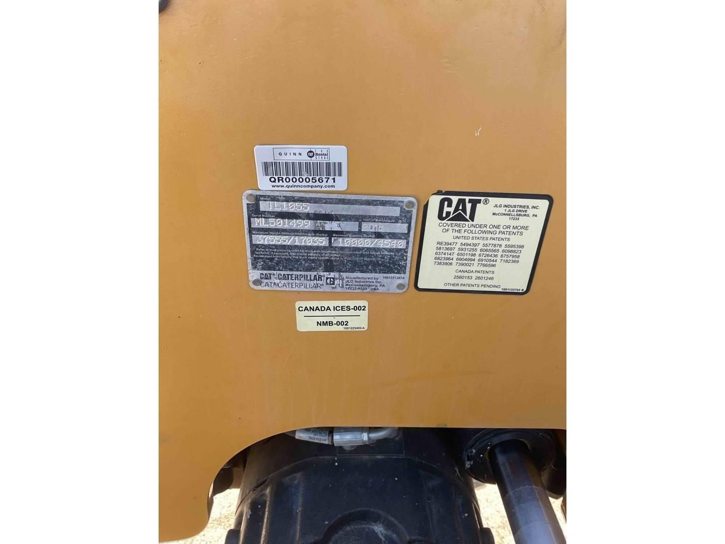 2018 Caterpillar TL1055D