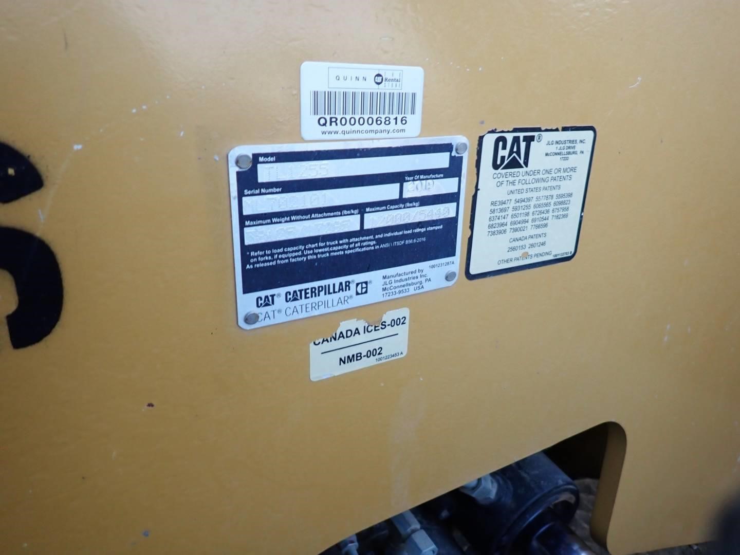 2019 Caterpillar TL1255D