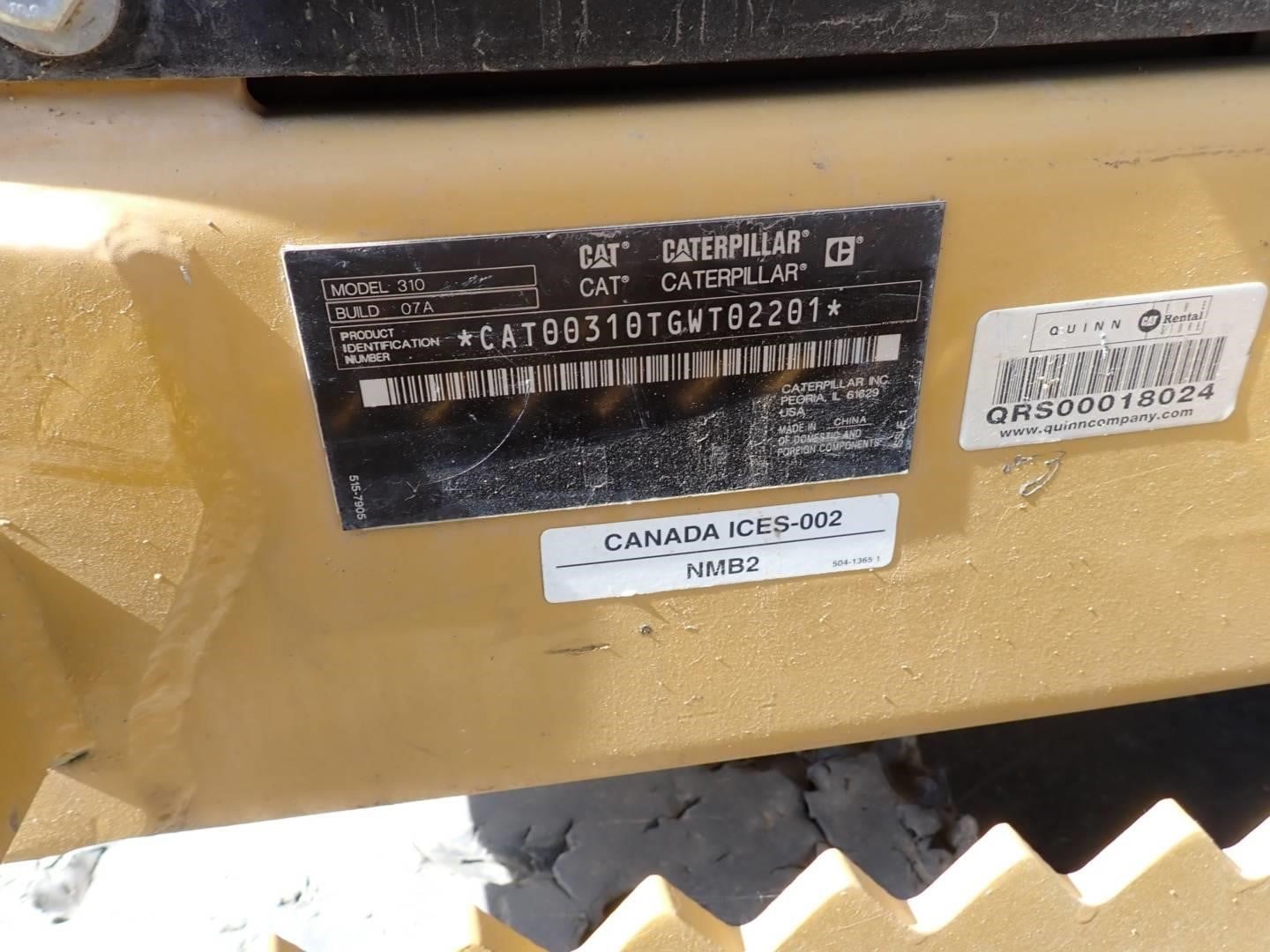 2022 Caterpillar 310
