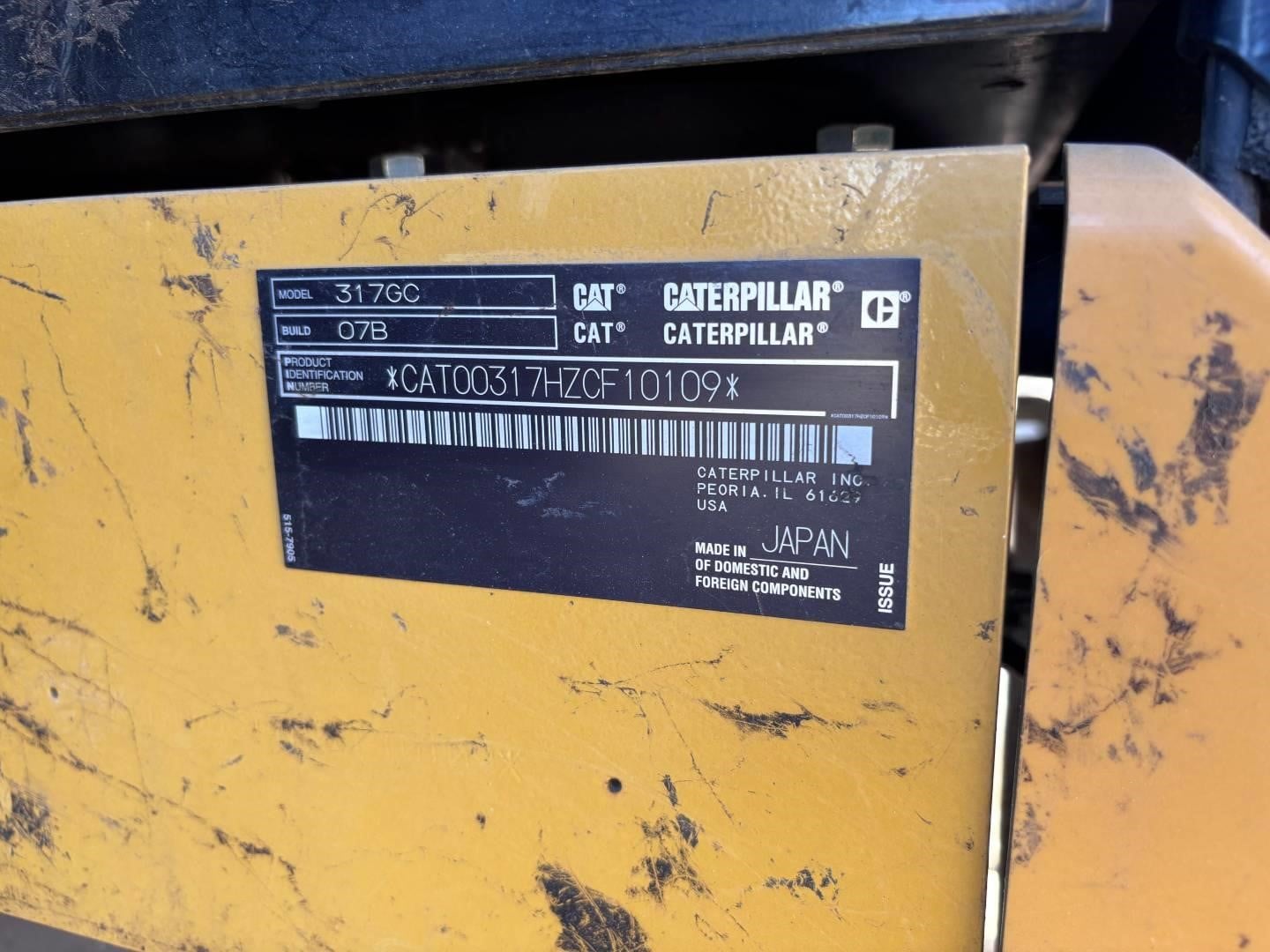 2022 Caterpillar 317GC